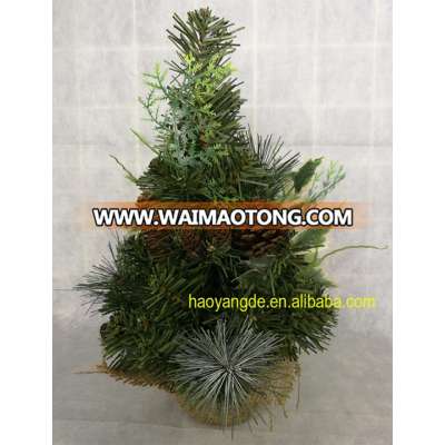 PVC decorative artificial Small Christmas Tree Forest Series xmas trees