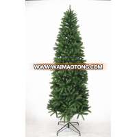 8m green pvc slim christmas tree