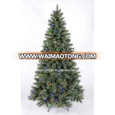 Pre-lit Cashmere Hard Needle Christmas tree with LED lights