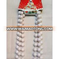 Mardi Gras beads Necklace White Plastic Round Bead Party Beads Manufacturer